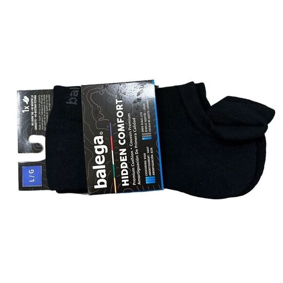 Balega Hidden Comfort Sole Cushioning Running Socks Size Large One Pair NWT - Picture 5 of 11